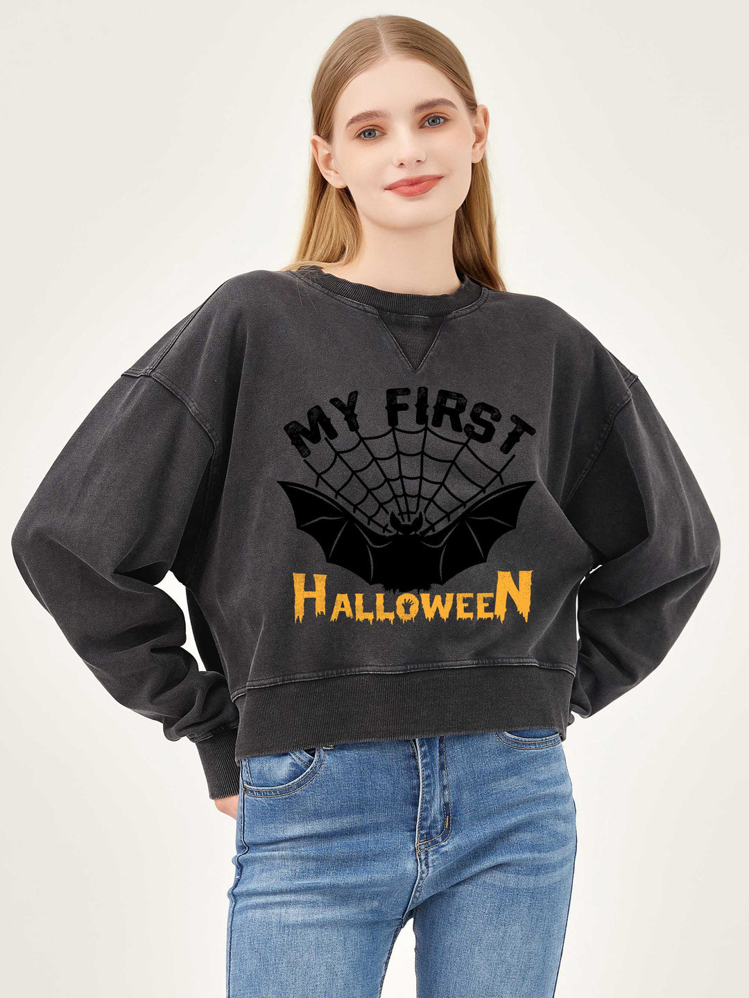 Salt Air Sweatshirt with Graphic My First Halloween