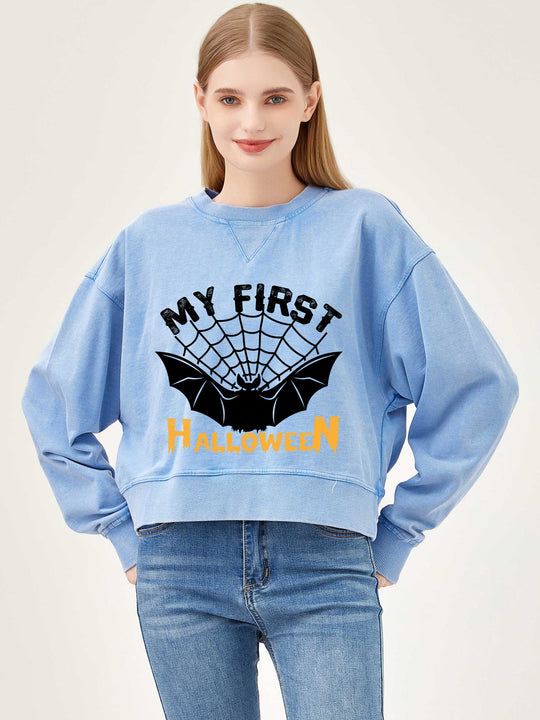 Salt Air Sweatshirt with Graphic My First Halloween
