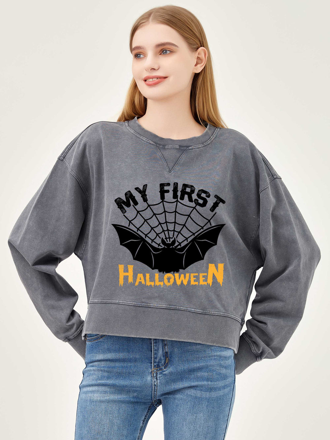 Salt Air Sweatshirt with Graphic My First Halloween