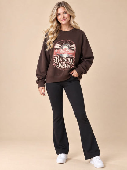 Be Still&Know Modal Soft CrewNeck