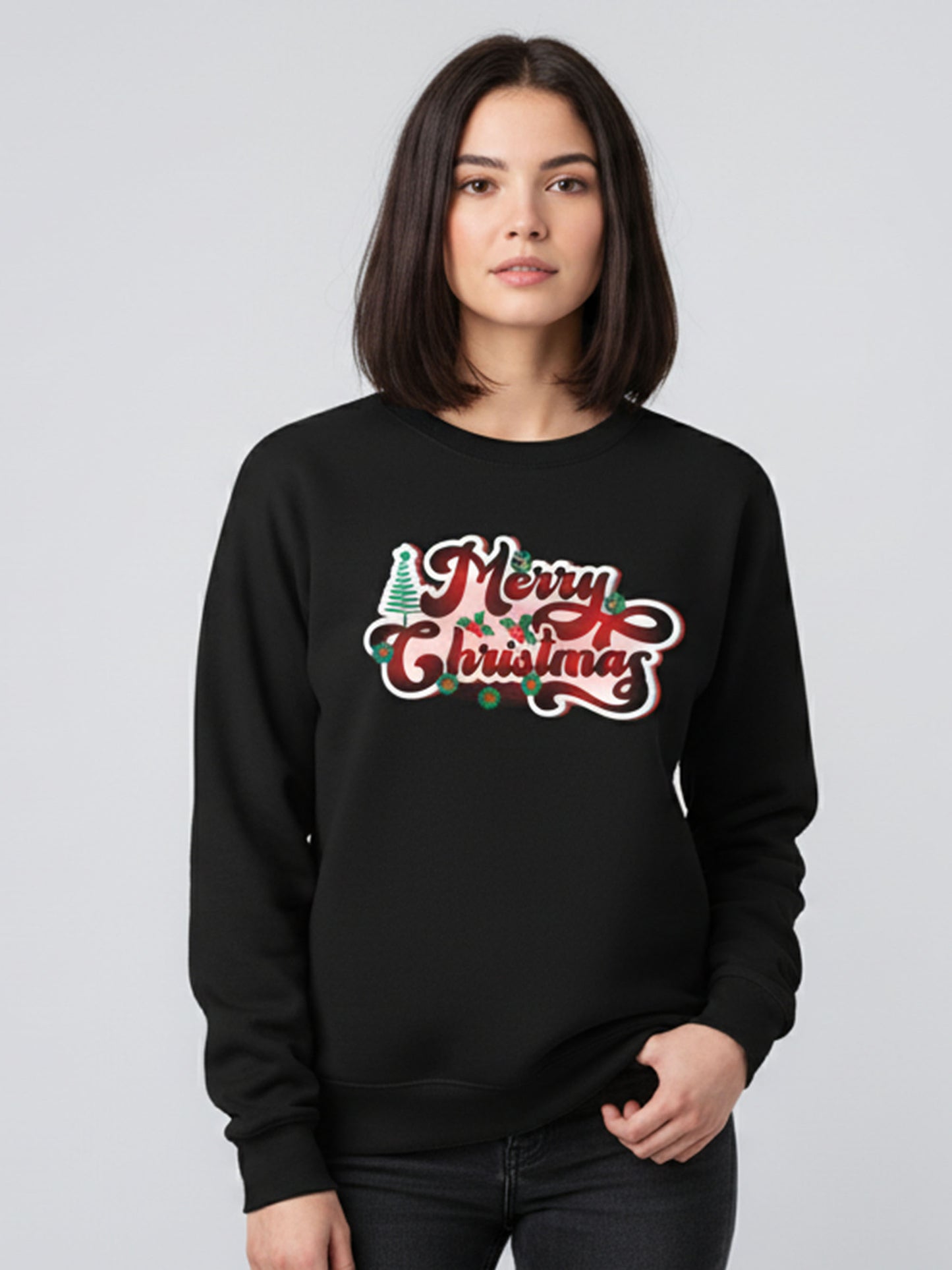 Christmas2  Crew Neck Sweatshirt