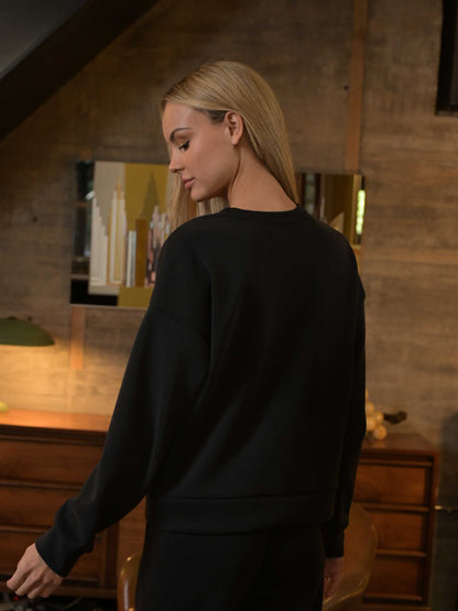 Modal Soft Crew Neck Sweatshirt