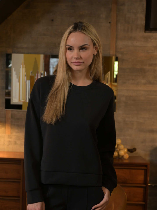 STYBB Crew Neck Sweatshirt - Black