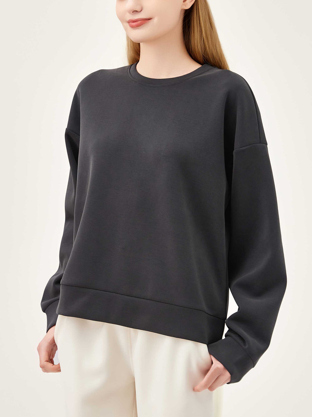 STYBB Crew Neck Sweatshirt - Black