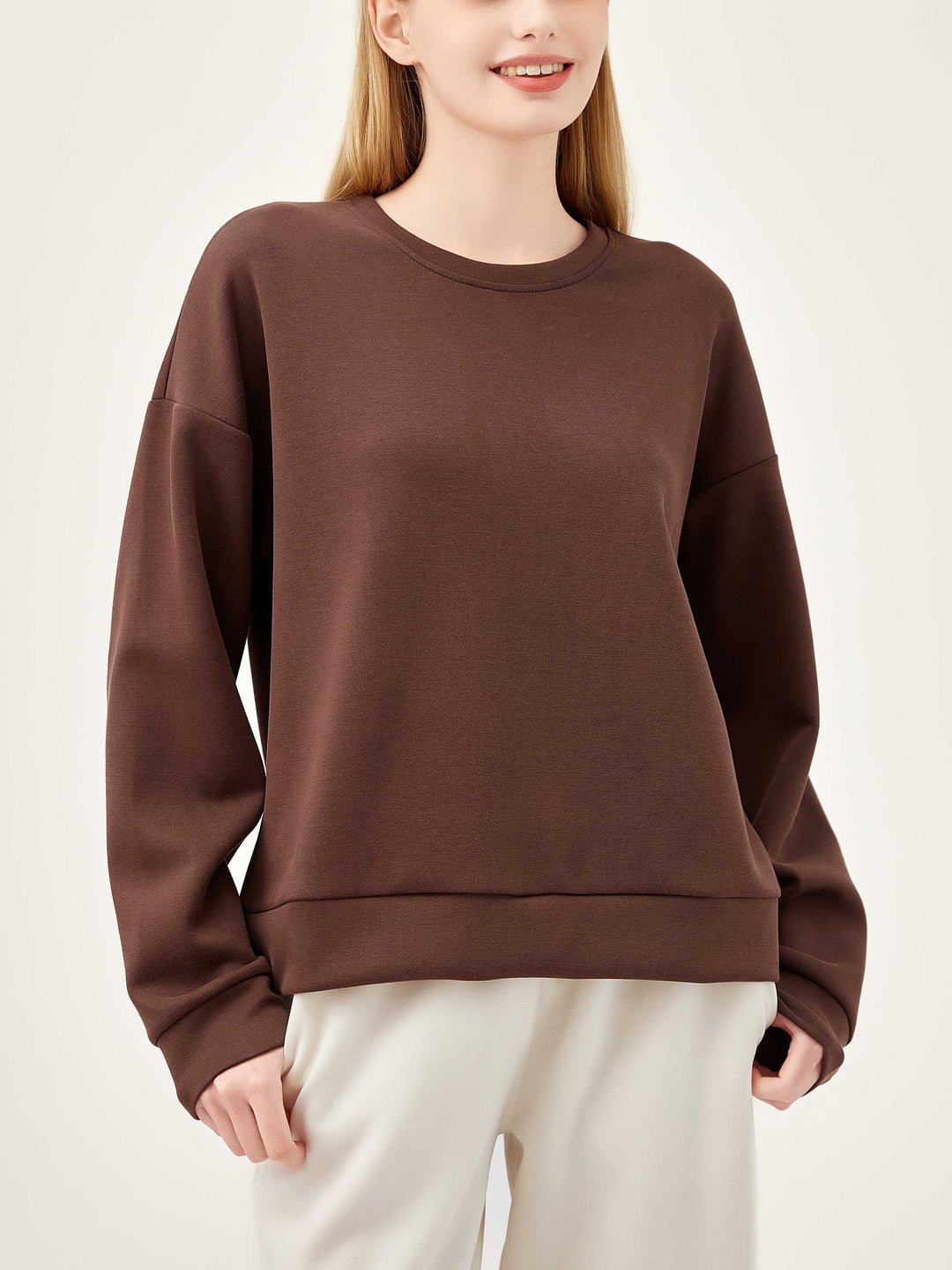 STYBB Crew Neck Sweatshirt - Brown