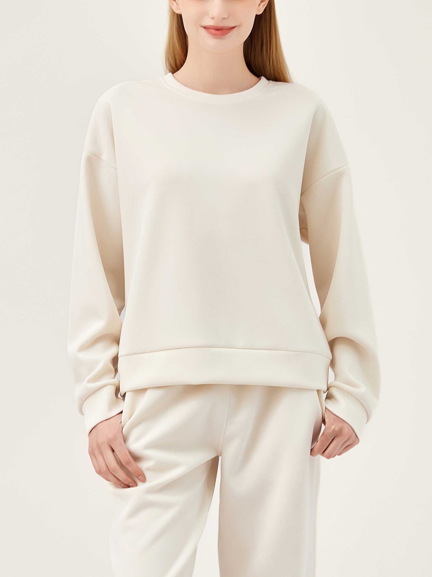 Modal Soft Crew Neck Sweatshirt