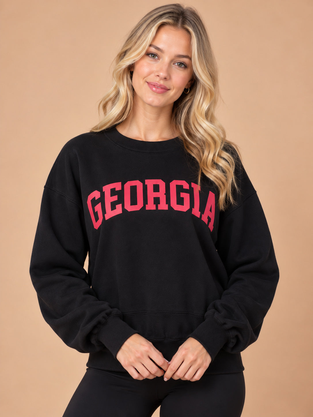 GEORGIA Print Luxe Knit Sweater