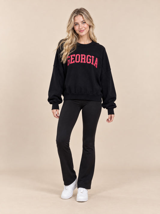 GEORGIA Print Luxe Knit Sweater
