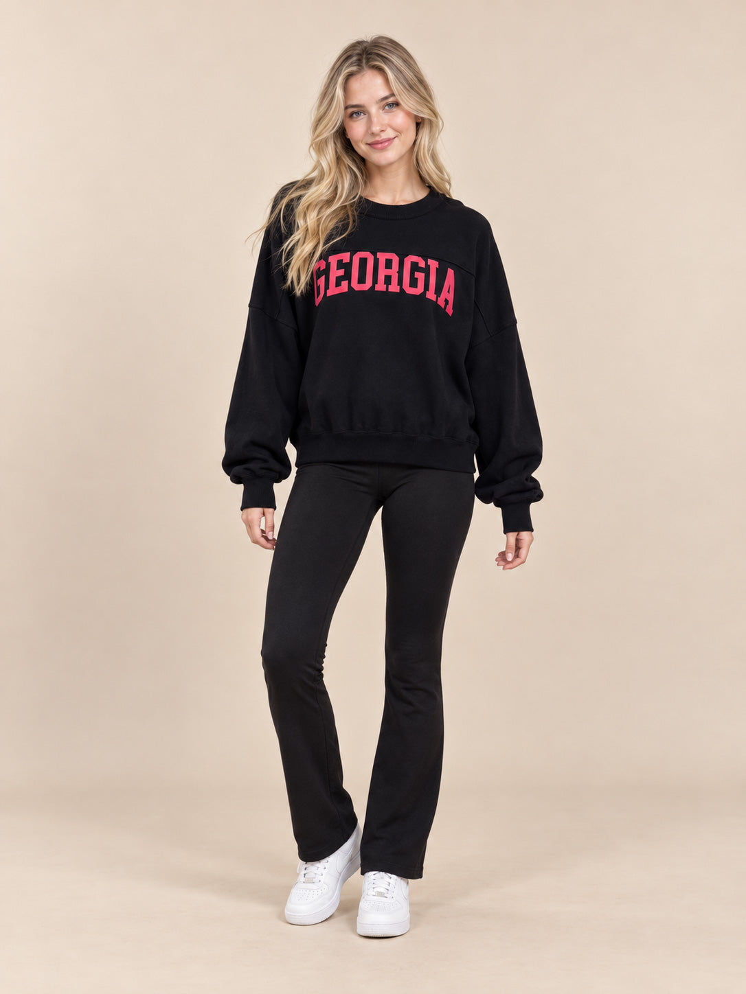 GEORGIA Print Luxe Knit Sweater