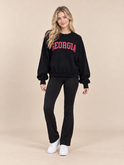 GEORGIA Print Luxe Knit Sweater