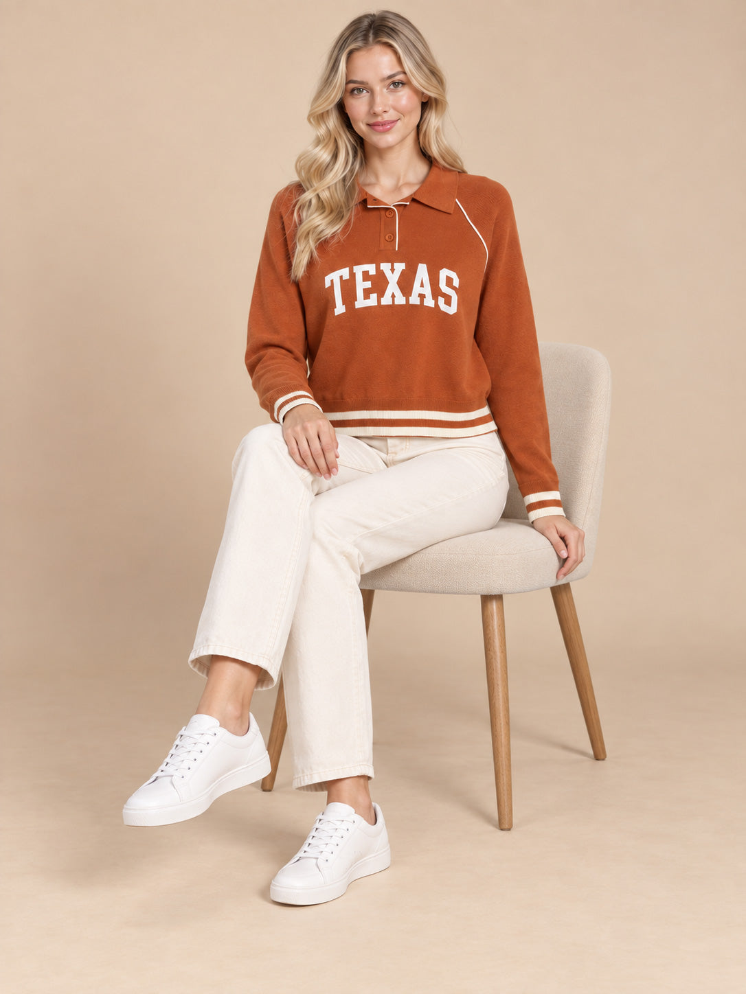 TEXAS Ace Polo Sweater