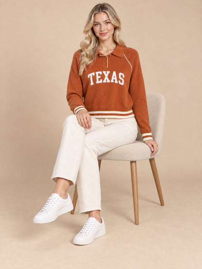 TEXAS Ace Polo Sweater