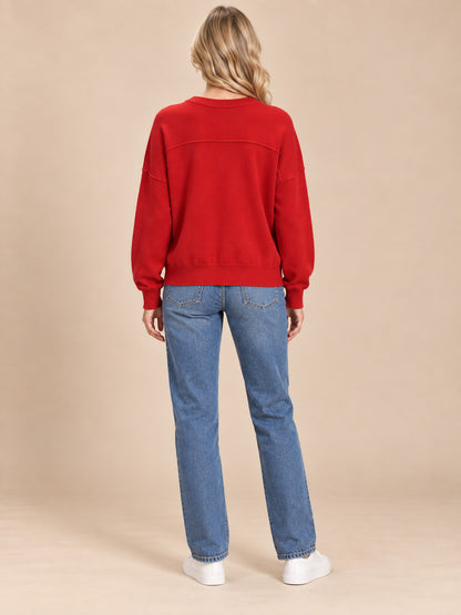 Blessed Rhinestone Sweater