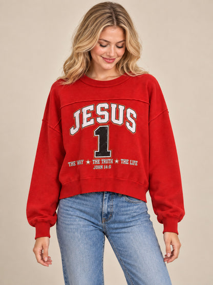 Jesus 1 Knit Sweater