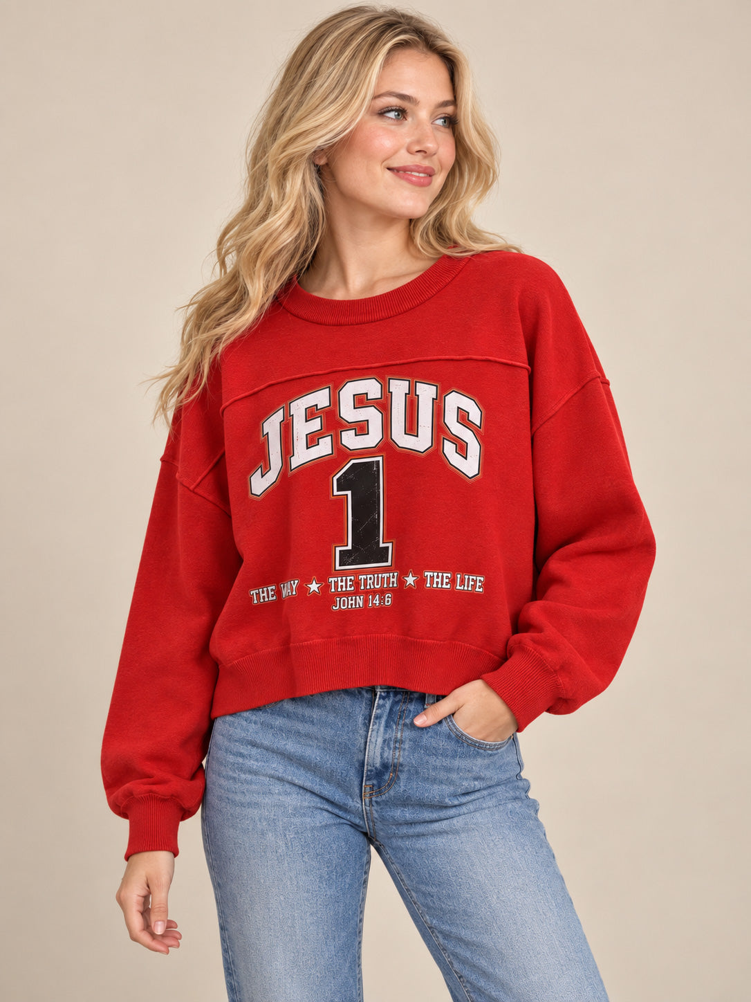 Jesus 1 Knit Sweater