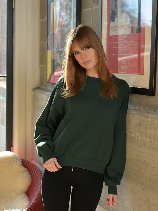The Luxe Knit Sweater - Green