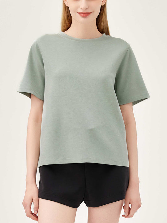 Cloud Feel Tee - Light Green