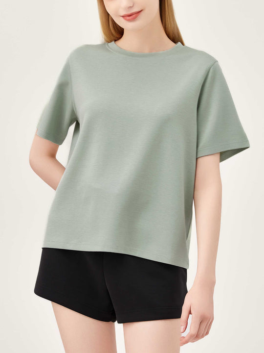 Cloud Feel Tee - Light Green
