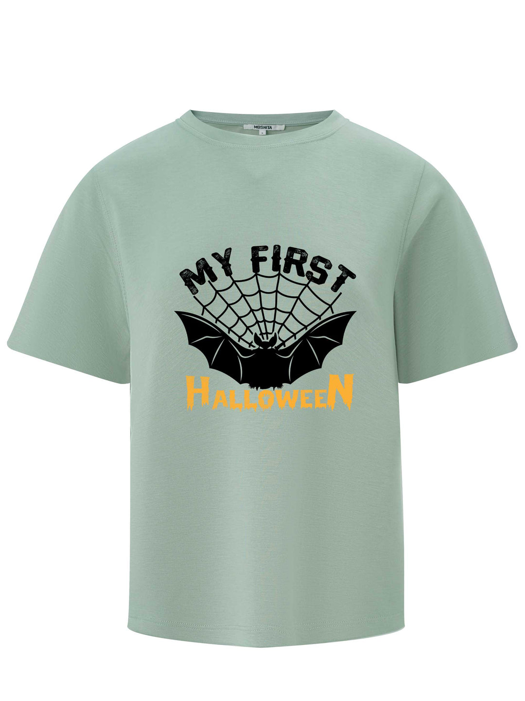 Cloud Feel Tee with Graphic My First Halloween