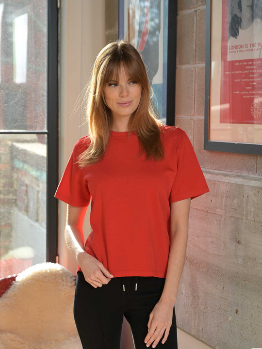 Cloud Feel Tee - Red
