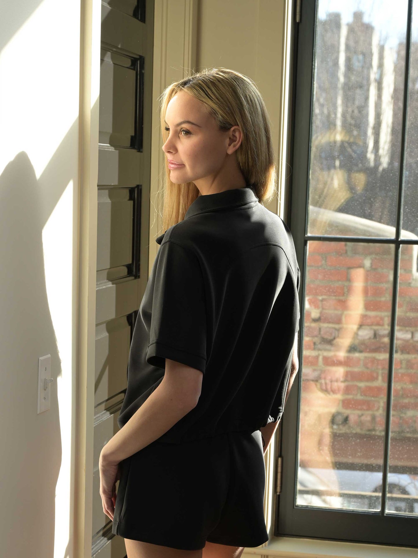 Slim Short Quarter Zip