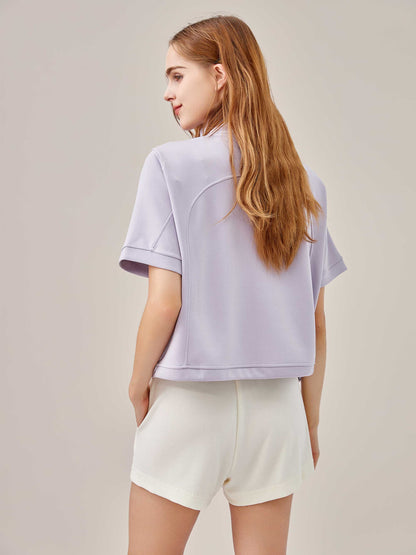 Slim Short Quarter Zip