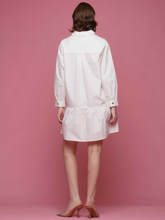 Crawfish button down dress