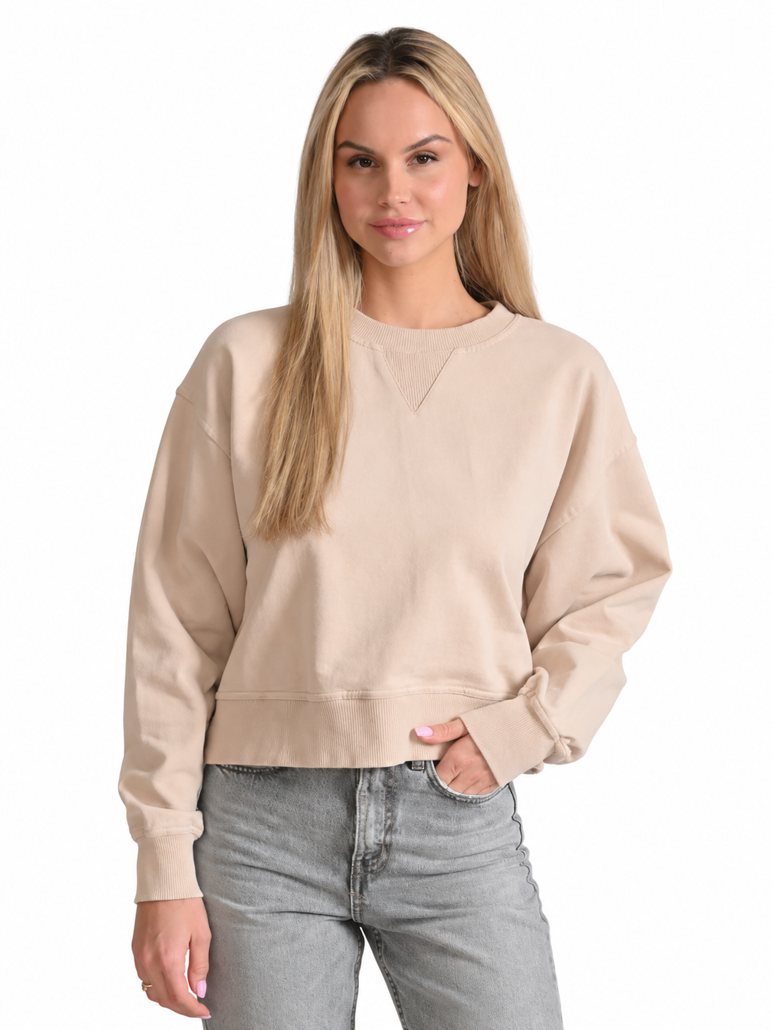 Salt Air Washed Cropped Sweatshirt