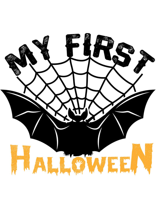 Cloud Feel Tee with Graphic My First Halloween