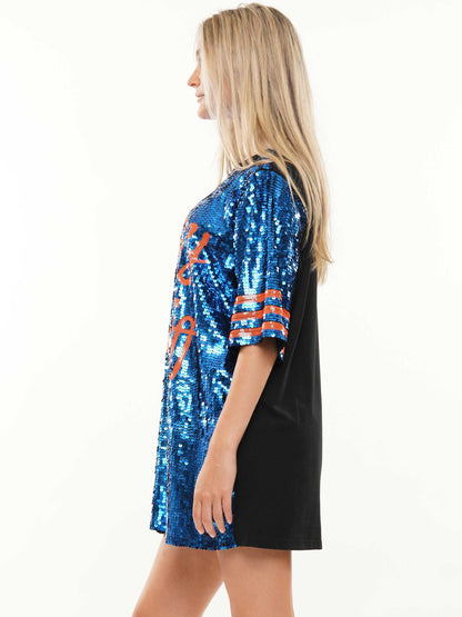Classy Until Kick Off Sequin Dress