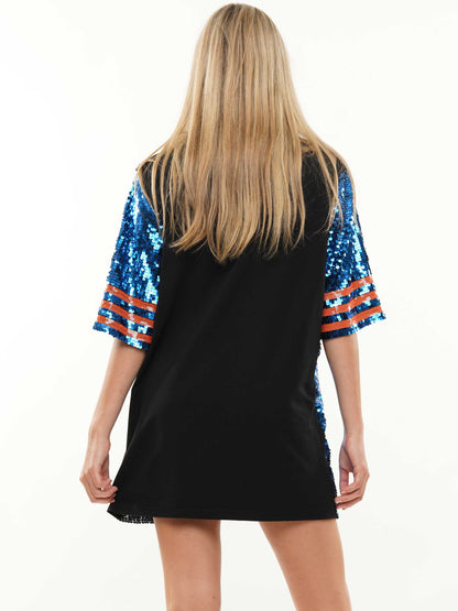 Classy Until Kick Off Sequin Dress