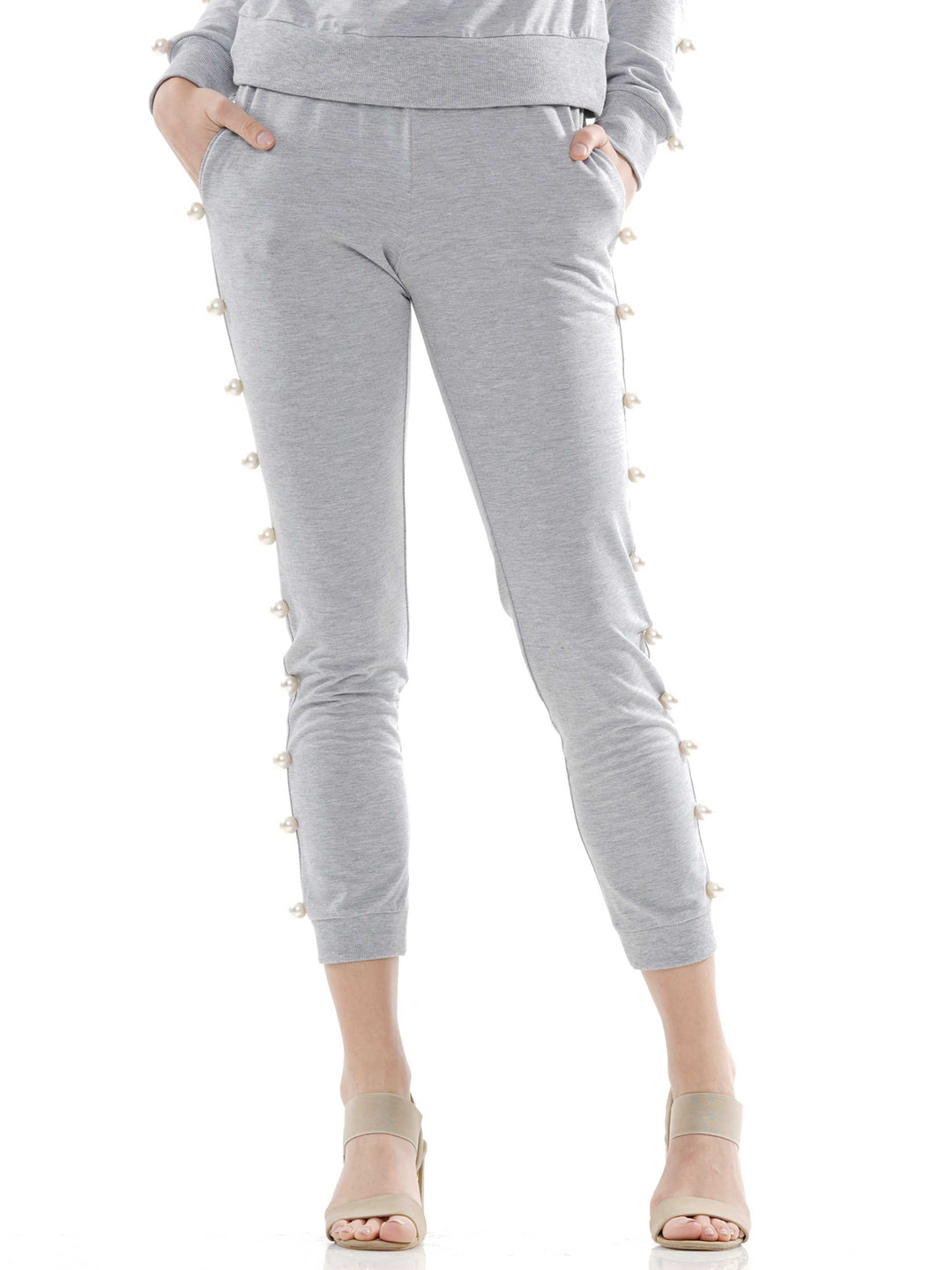 Pearl Trim Jogger Pants