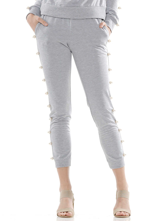 Pearl Trim Jogger Pants