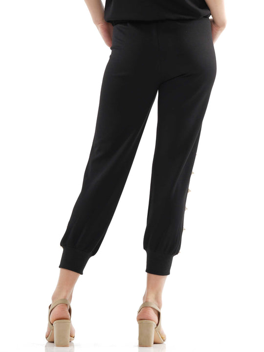 Pearl Trim Jogger Pants