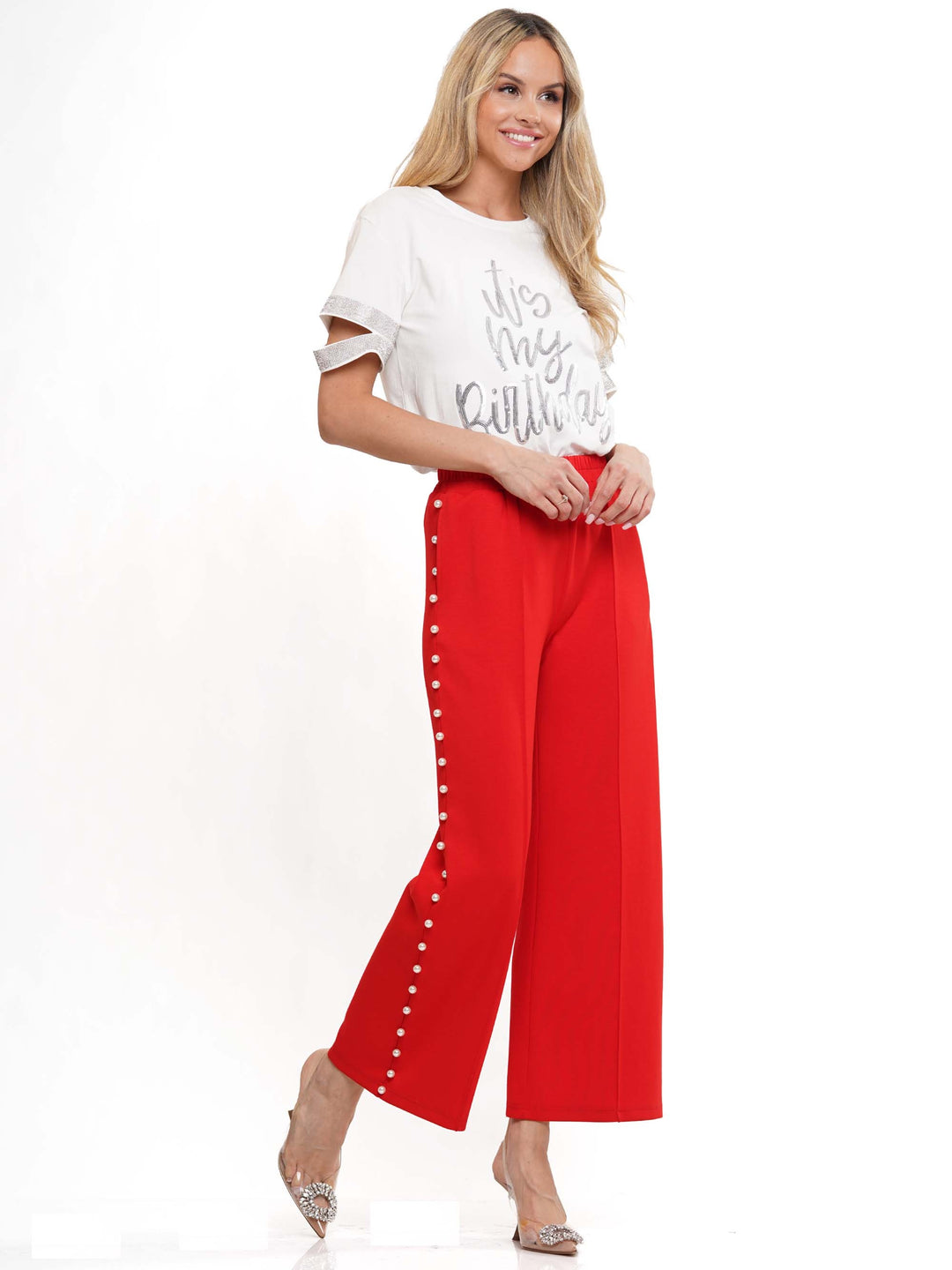 Soft lyocell lined pearl pants