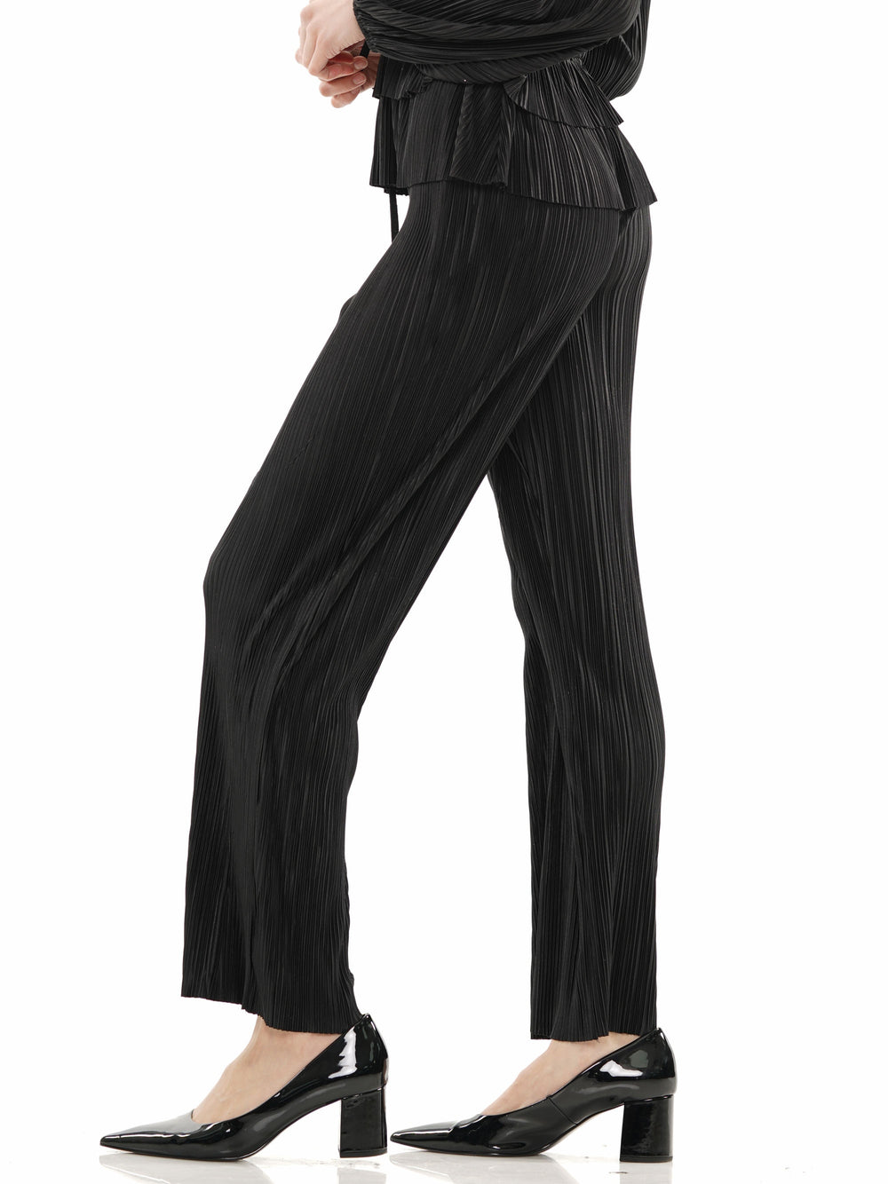 Pleated Wide Leg Pants