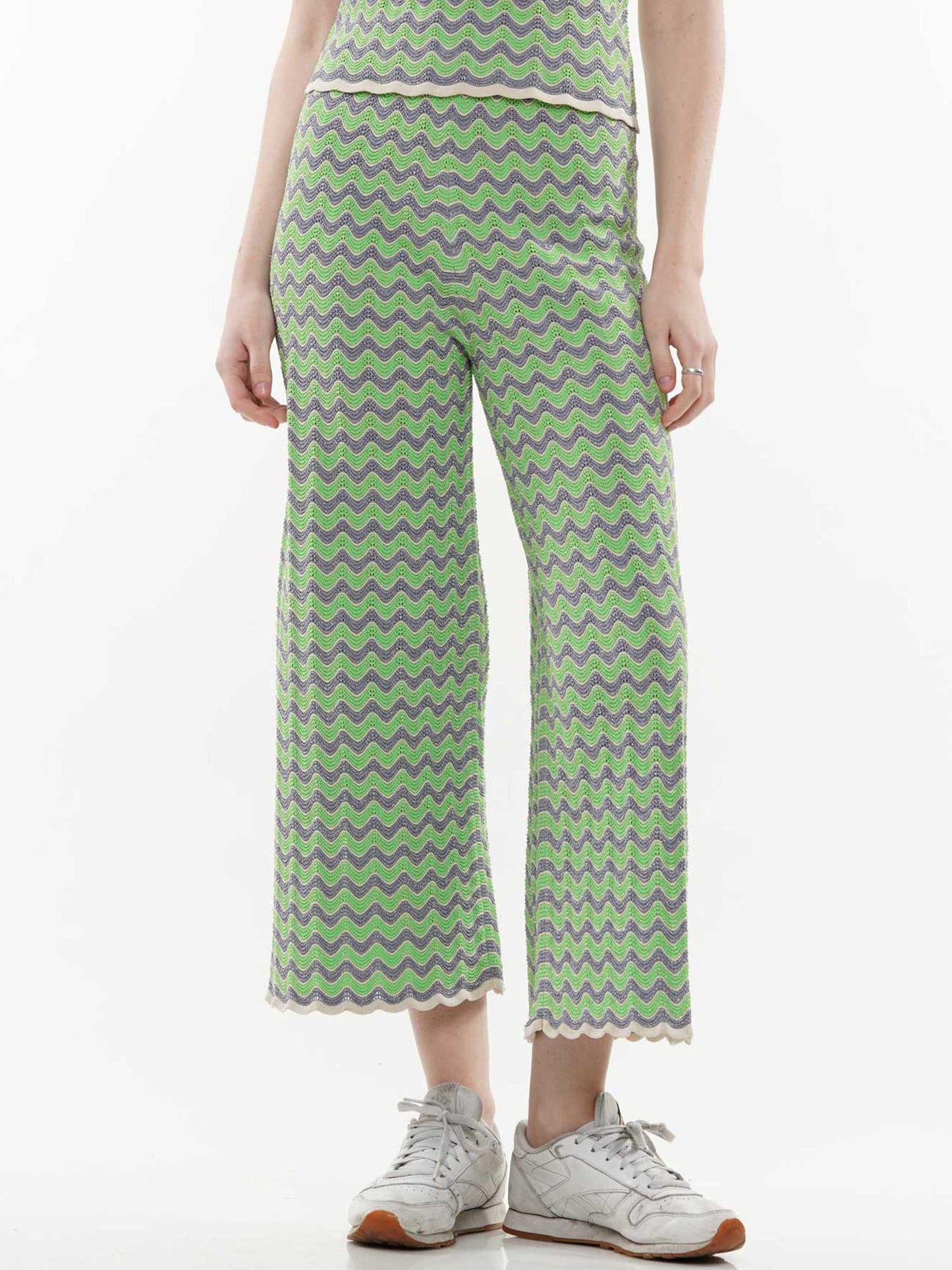 Wavy long pants