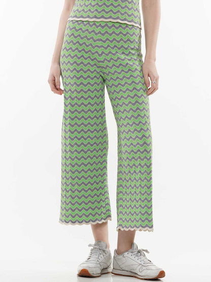 Wavy long pants
