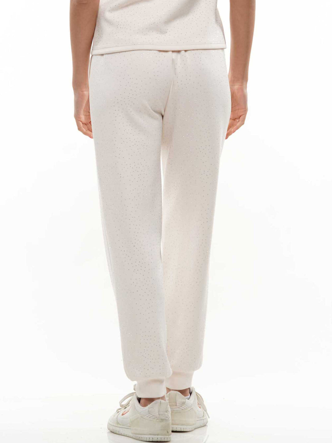 Light soft lyocell AB/GOLD/PINK stone jogger pants