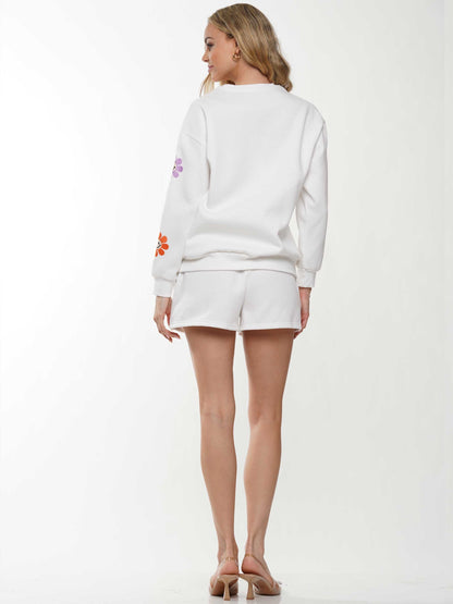 Smiley Flower Pattern Shorts