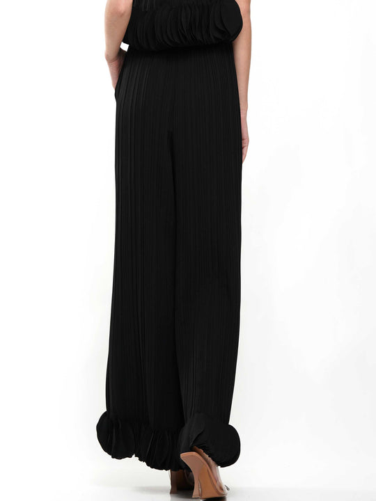 3d circle embellished off the shoulder top & pants