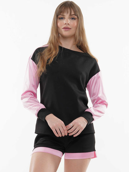 Super Soft Lyocell with Satin Long Sleeve and Short