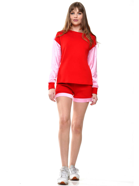 Super Soft Lyocell with Satin Long Sleeve and Short