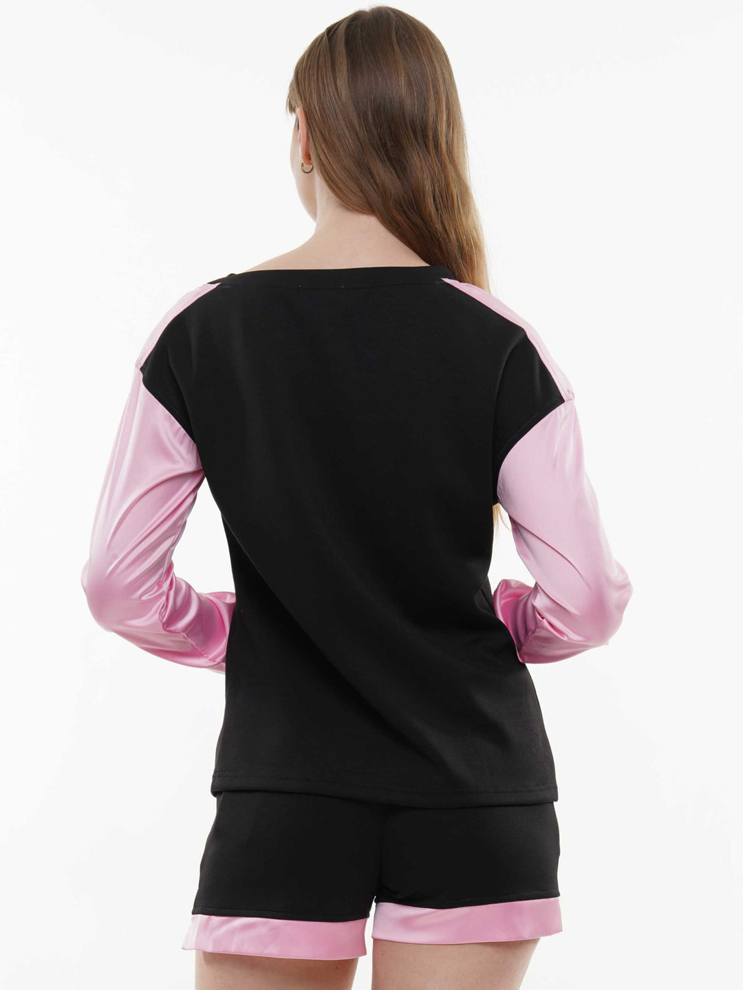 Super Soft Lyocell with Satin Long Sleeve and Short