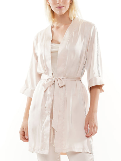 Robe with headstone trim