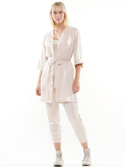 Robe with headstone trim