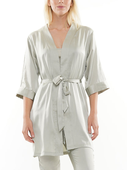 Robe with headstone trim