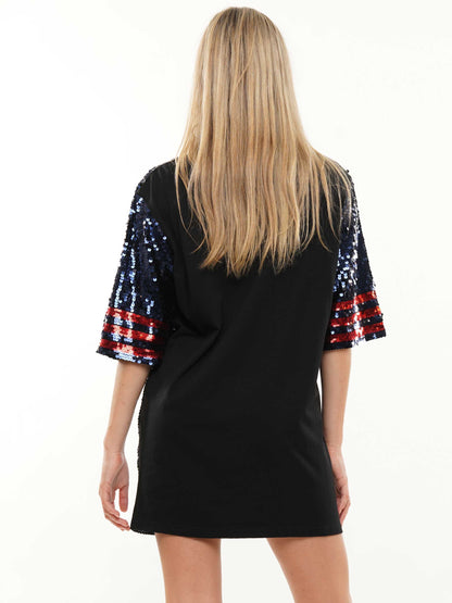 Classy until kick off sequin dress