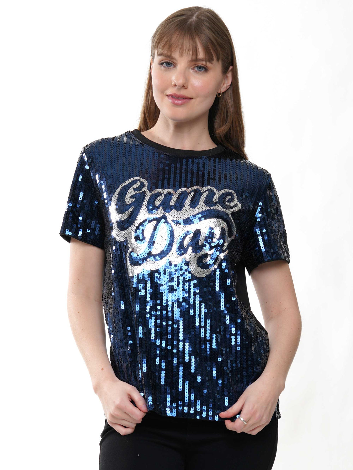 Gameday Sequin Top