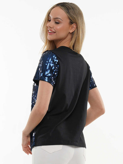 Gameday Vibes Sequin Top